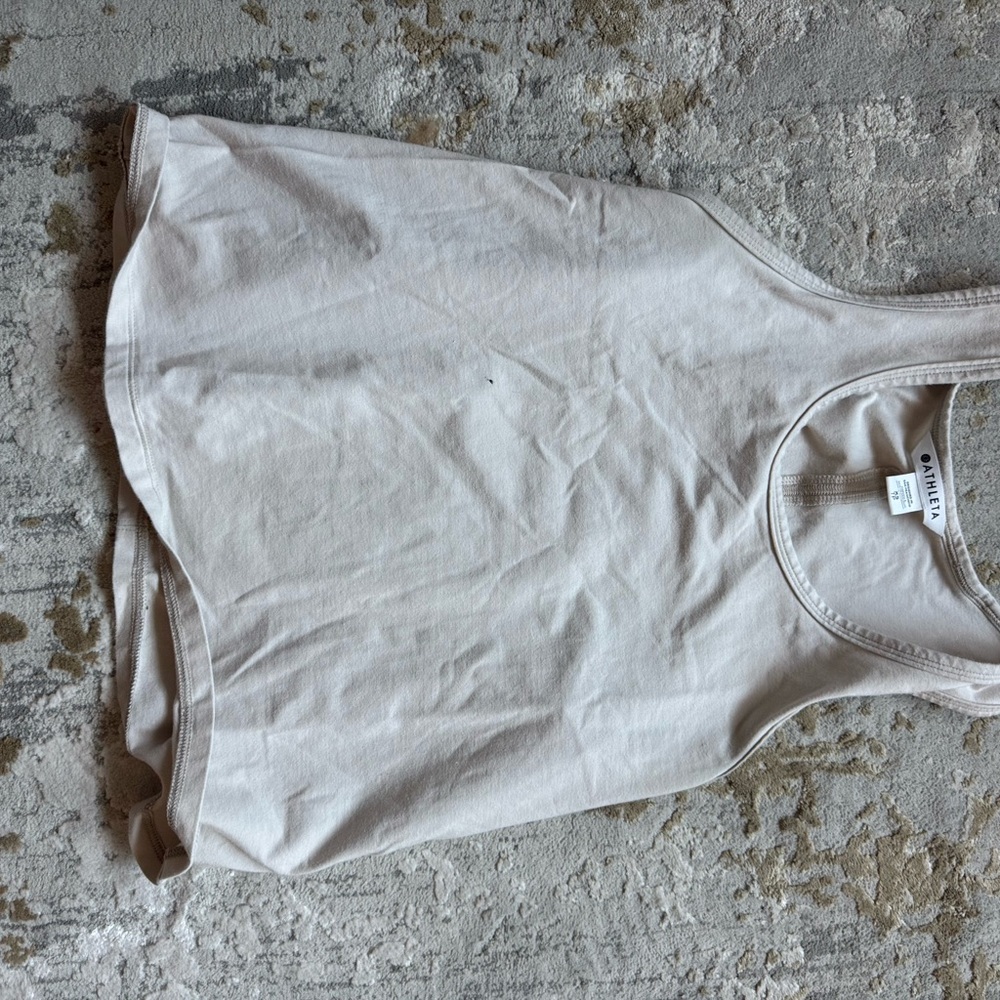 Athleta Casual Cream Tank Top